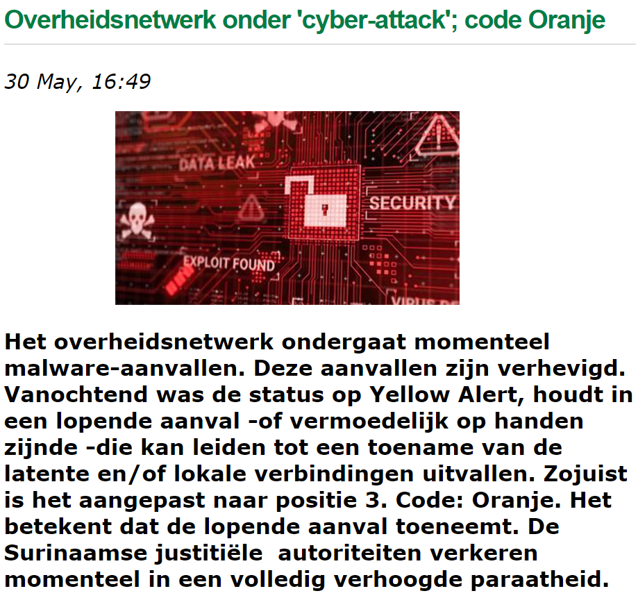 Leugenachtige ⚡ cyberaanval