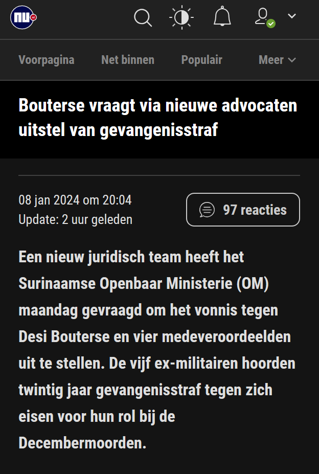 🌎 Buitenland : "Suriname bananenrepubliek"