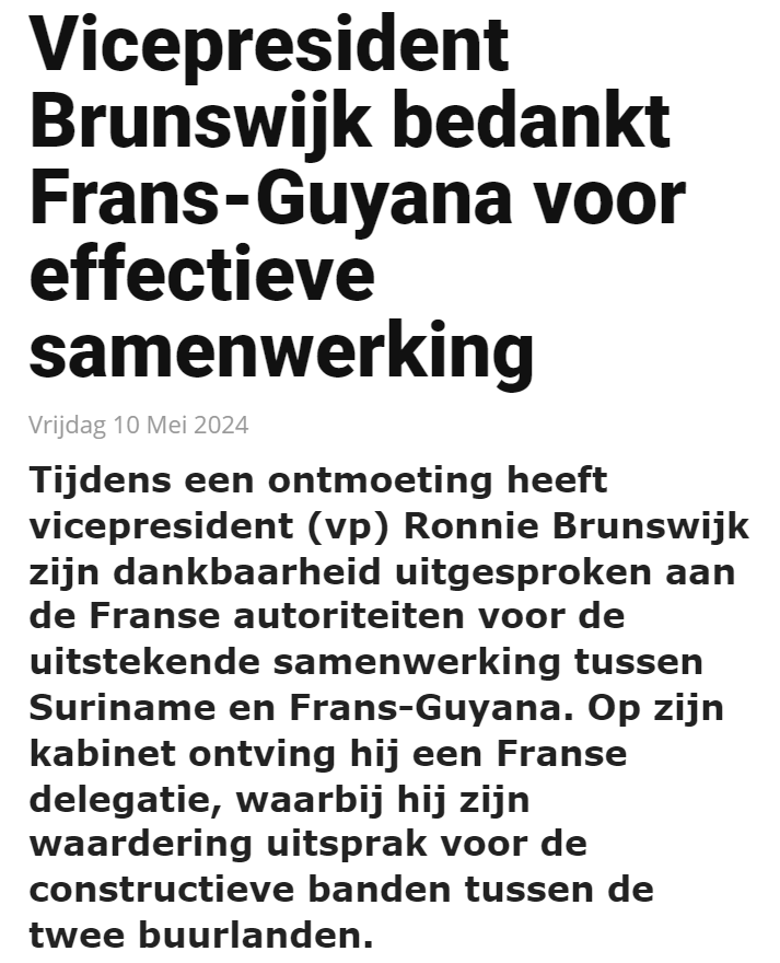 Bee en Brunswijk over corruptie