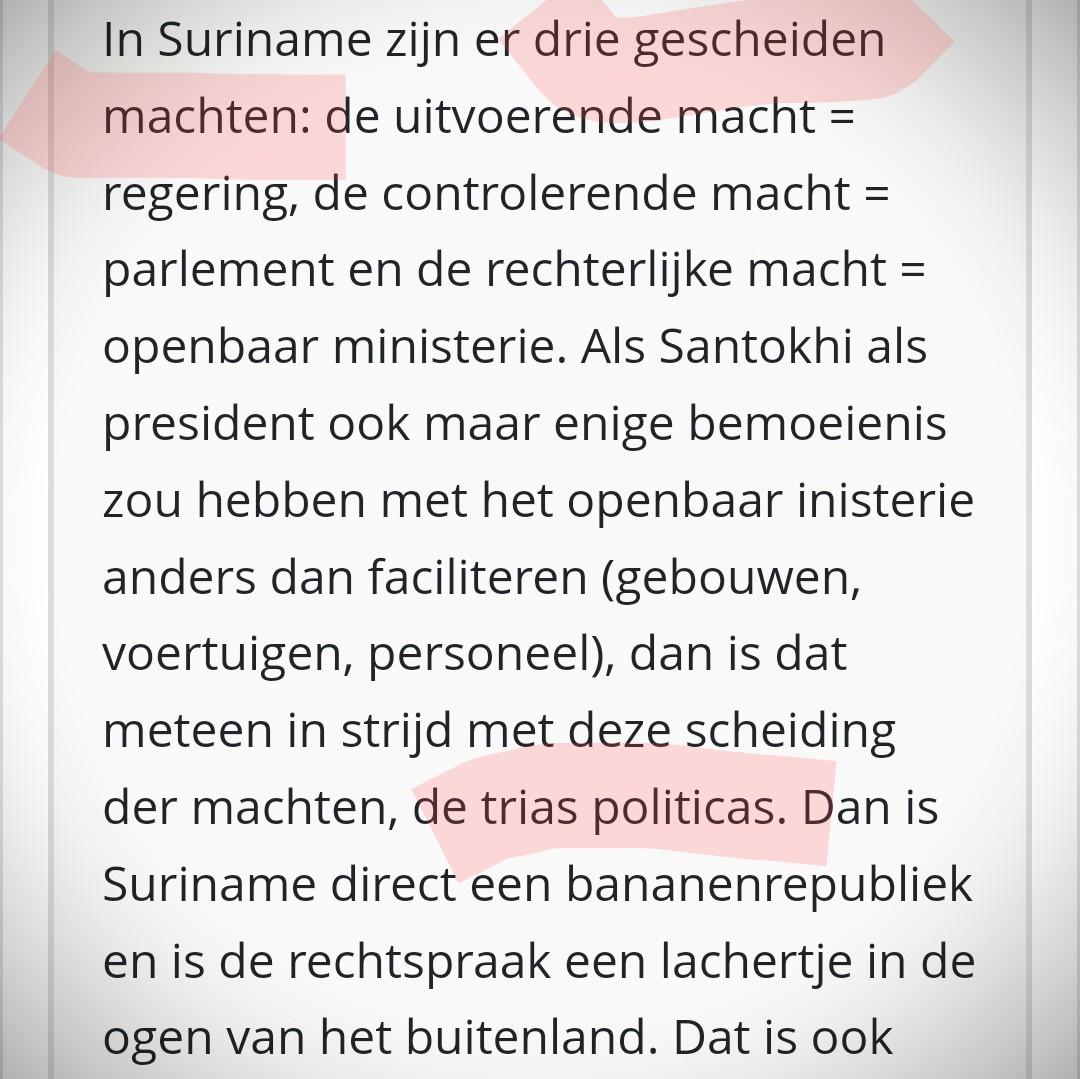 De vraag van vandaag : trias politica?